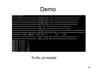 Demo To Do: jni module 