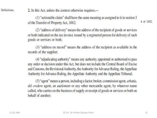 11:01 AM © CA Dr Prithvi Ranjan Parhi 12
 