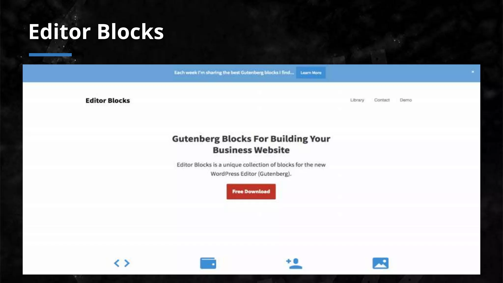 Editor Blocks
 