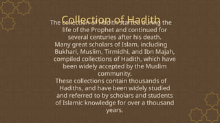 Introduction to Hadith.pptx, Sunnah and Life of PBUH | PPTX