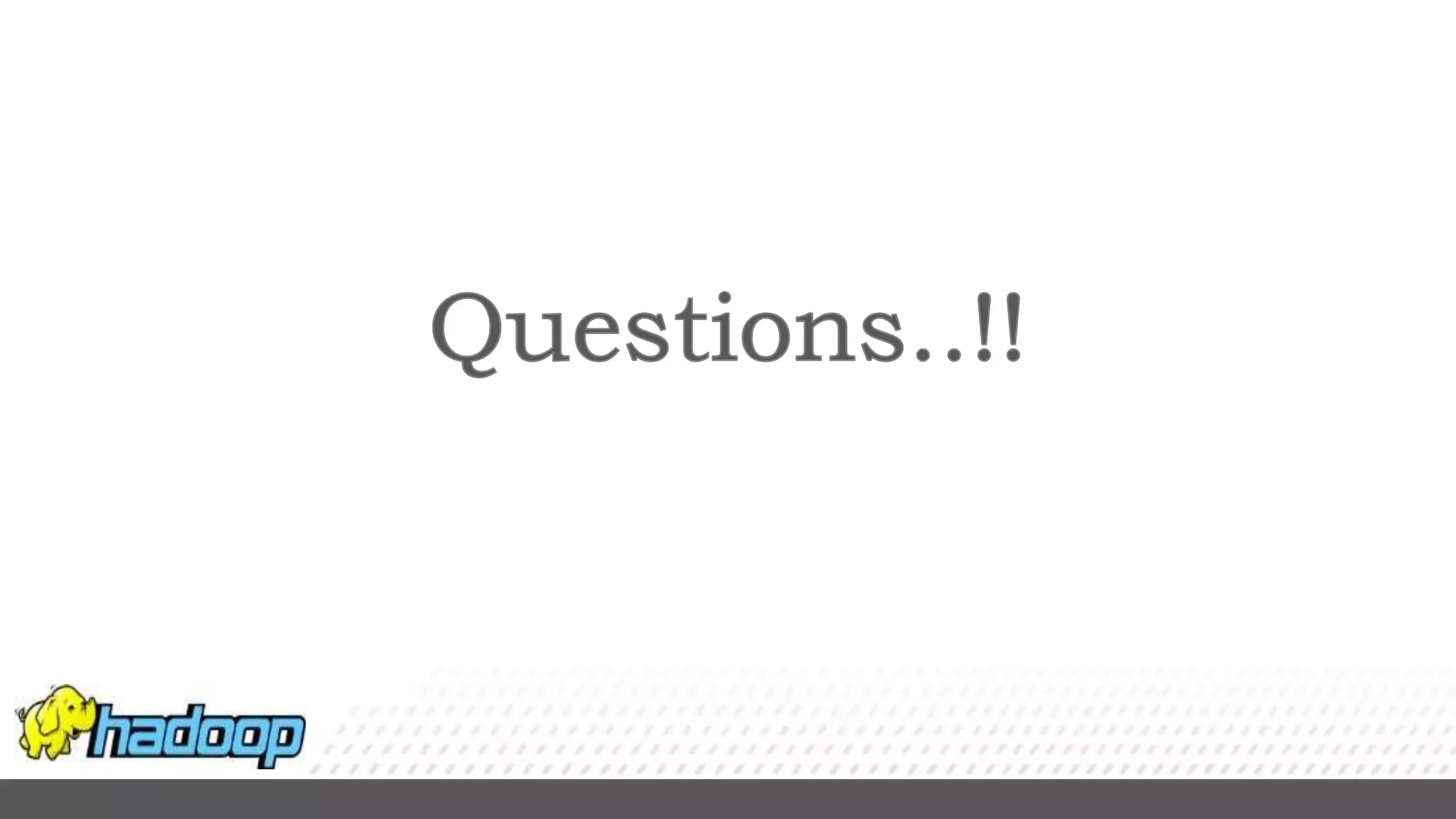 Introduction to hadoop and hdfs