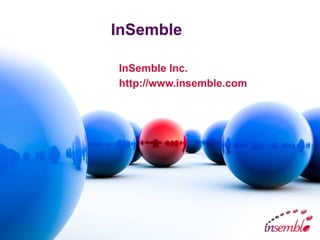 Introduction To Hadoop Ecosystem
InSemble Inc.
http://www.insemble.com
 
