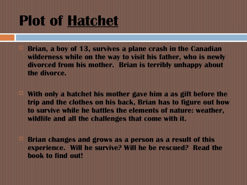 hatchet introduction essay