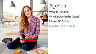 What Is Hadoop?
Why Deploy To the Cloud?
Microsoft’s Solution
 