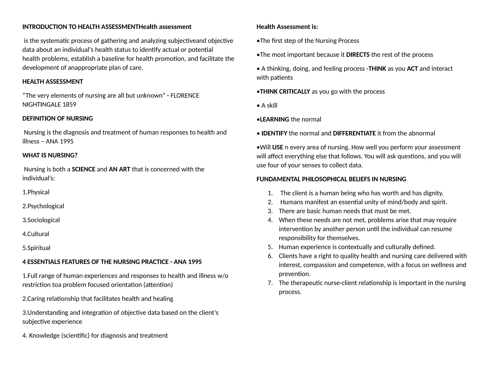 INTRODUCTION TO HEALTH ASSESSMENTHealth assessment.docx