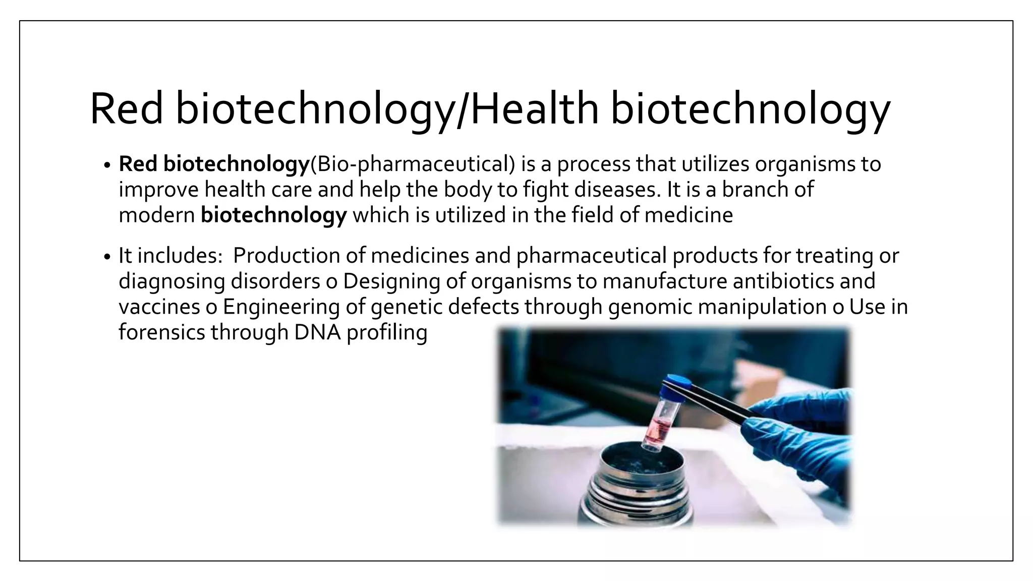 Introduction to health biotechnology | PPTX