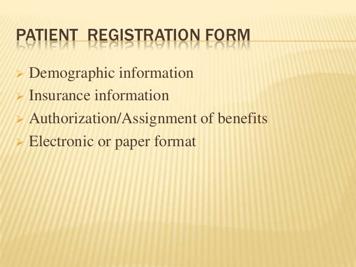 introduction to health care careers medical office receptionist insur medical office registration form
