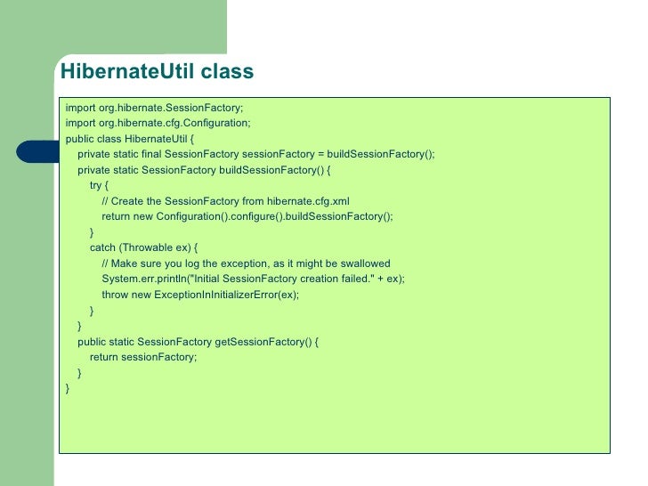 Introduction to hibernate