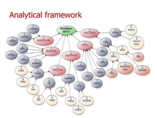 Analytical framework
 