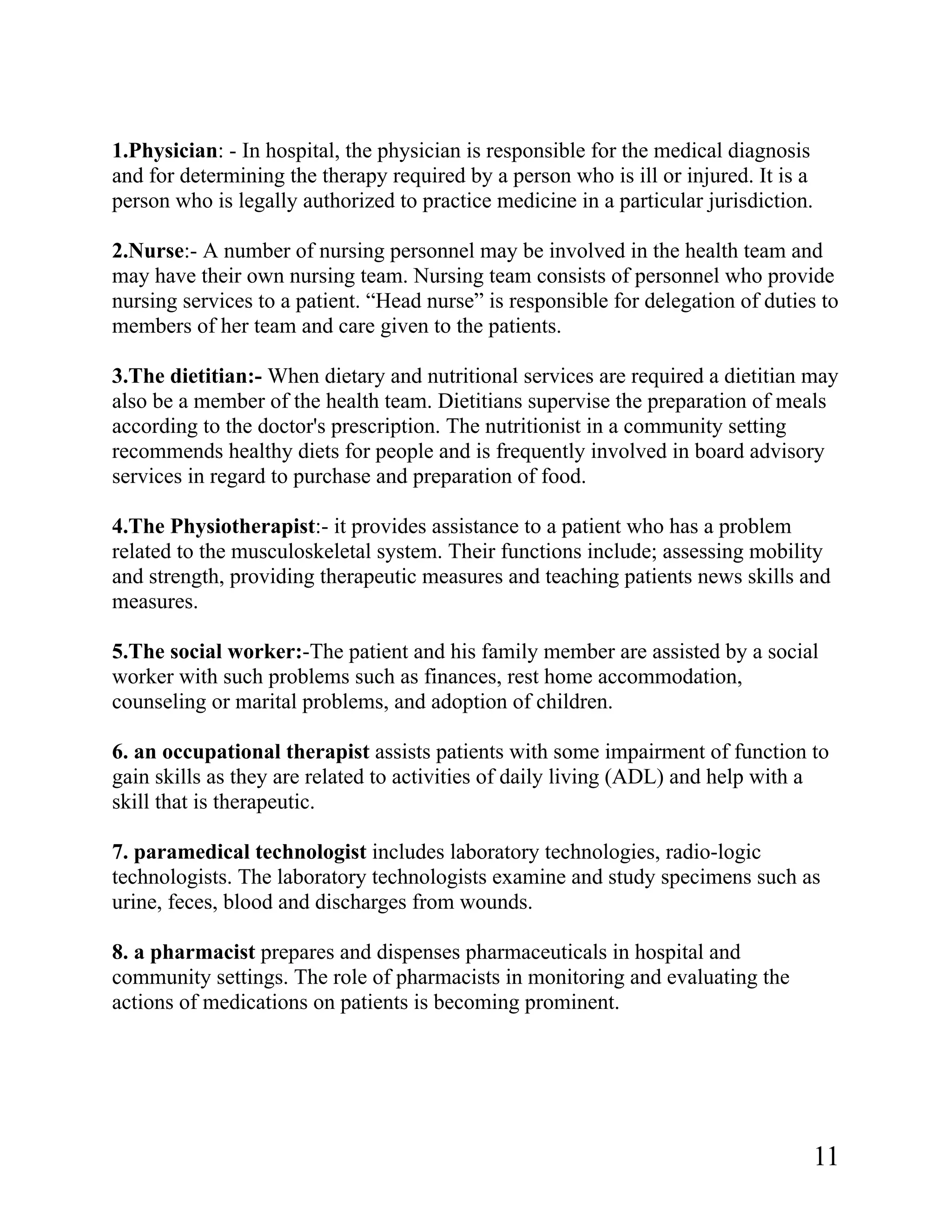 INTRODUCTION TO HOSPITALS & AND ITS ORGANIZATION | PDF