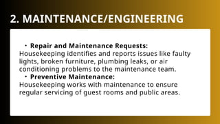 Introduction to Housekeeping Operations.pptx by: Analiza E. Manipis | PPTX