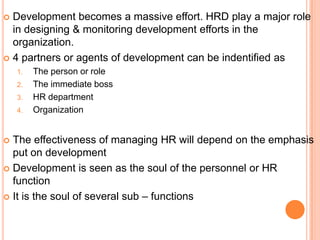 Introduction to hrd