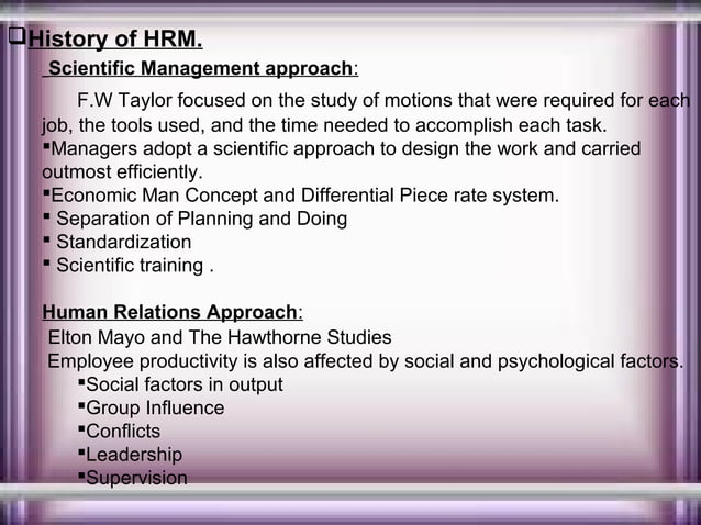 Introduction to hrm | PPT
