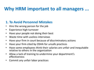 Introduction to HRM and its importance .pptx
