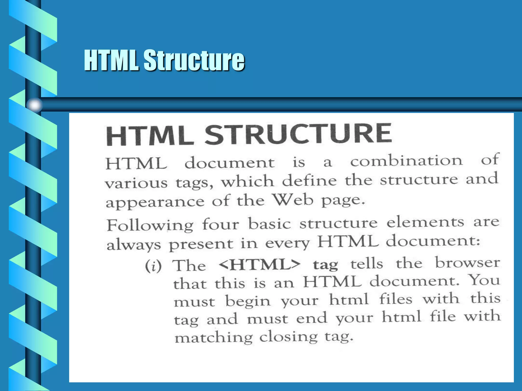 HTML Structure