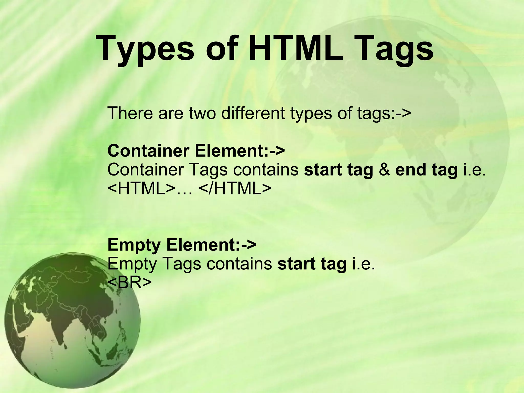 Introduction to html | PPT