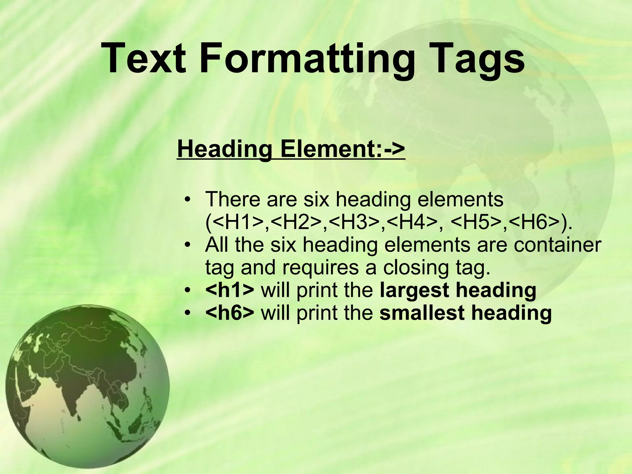 Introduction to html | PPT