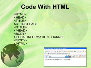 Introduction to html | PPT