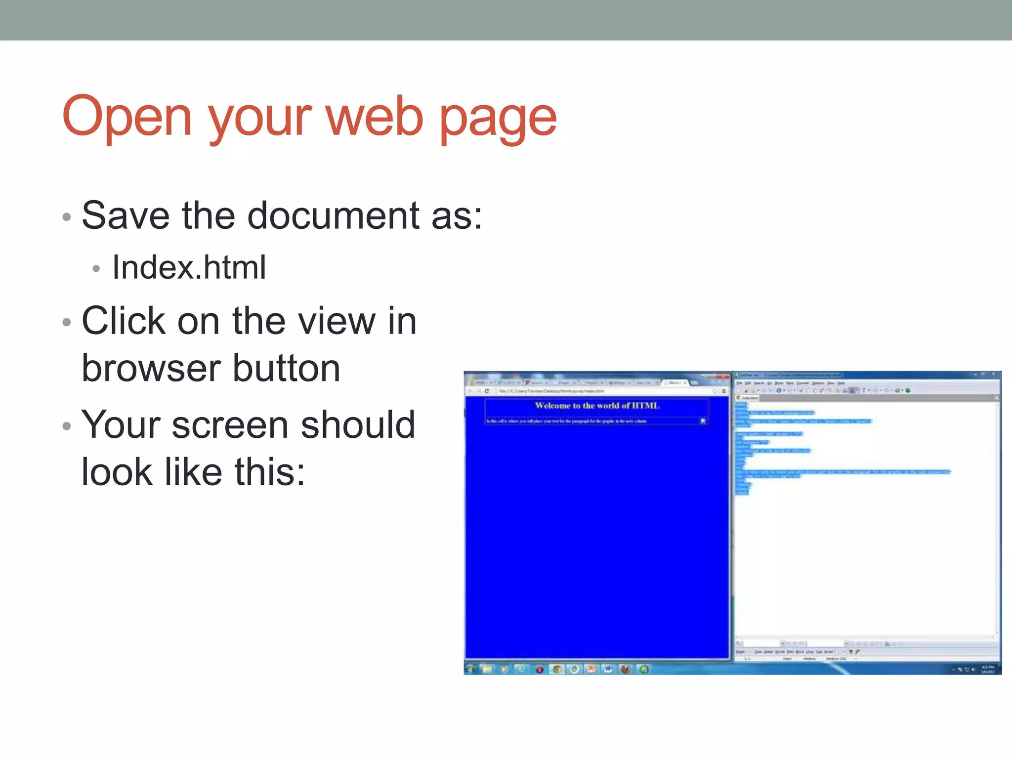 Introduction to html | PPTX