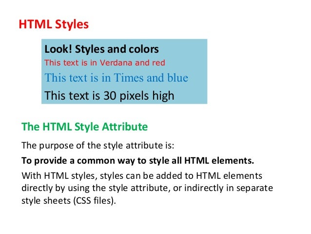 Introduction to html