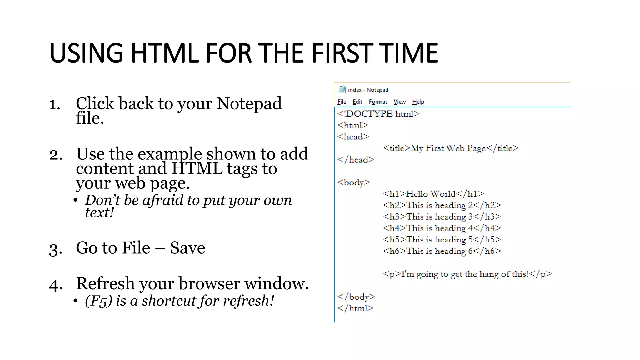 Introduction to HTML | PPT