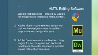 Introduction to HTML | PPTX | Web Design and HTML | Internet