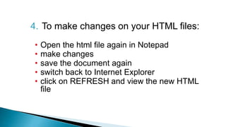 Introduction to HTML | PPT