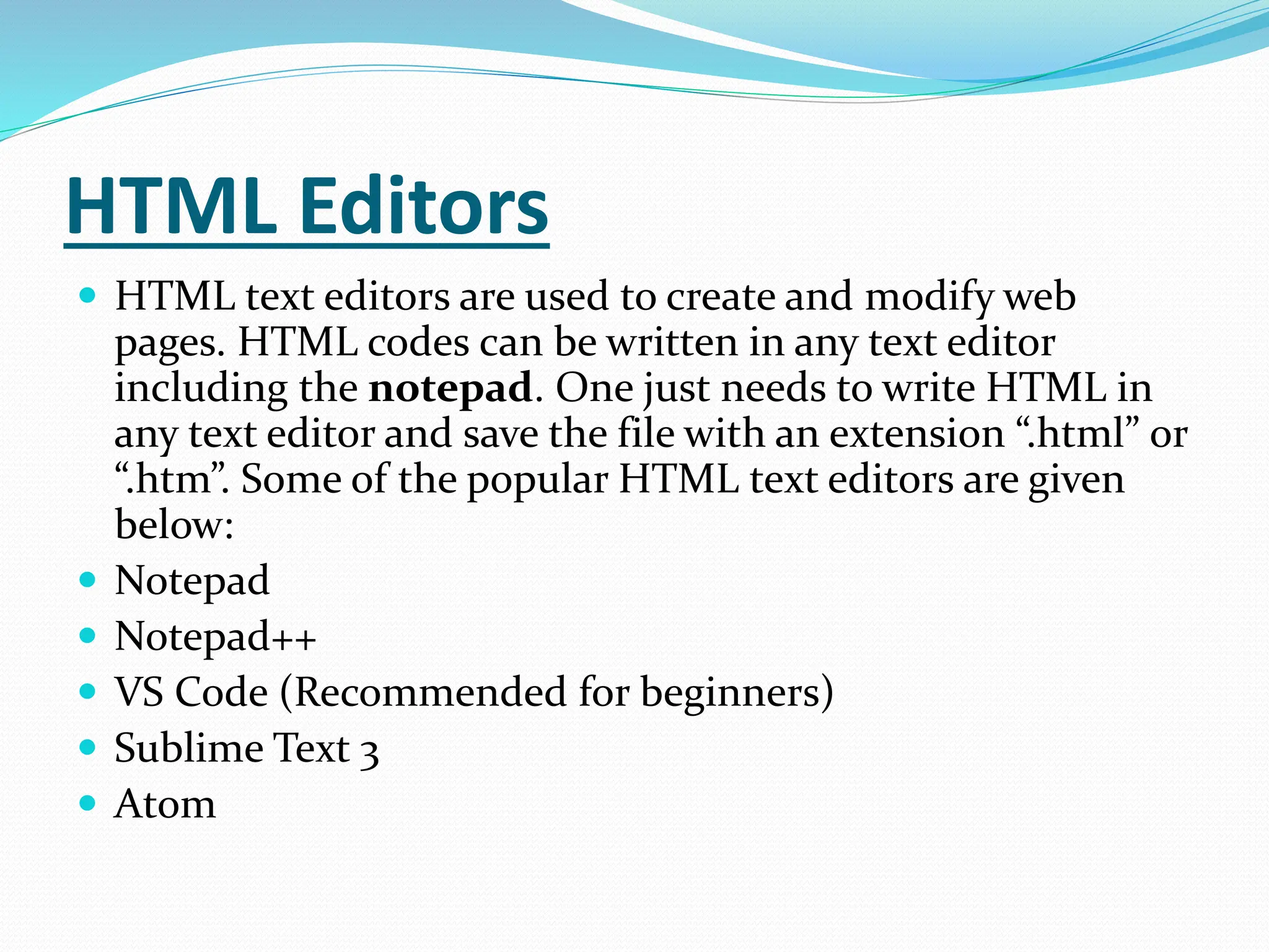 Introduction to HTML.pptx | Web Design and HTML | Internet