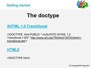 Introduction to html5 | PPT