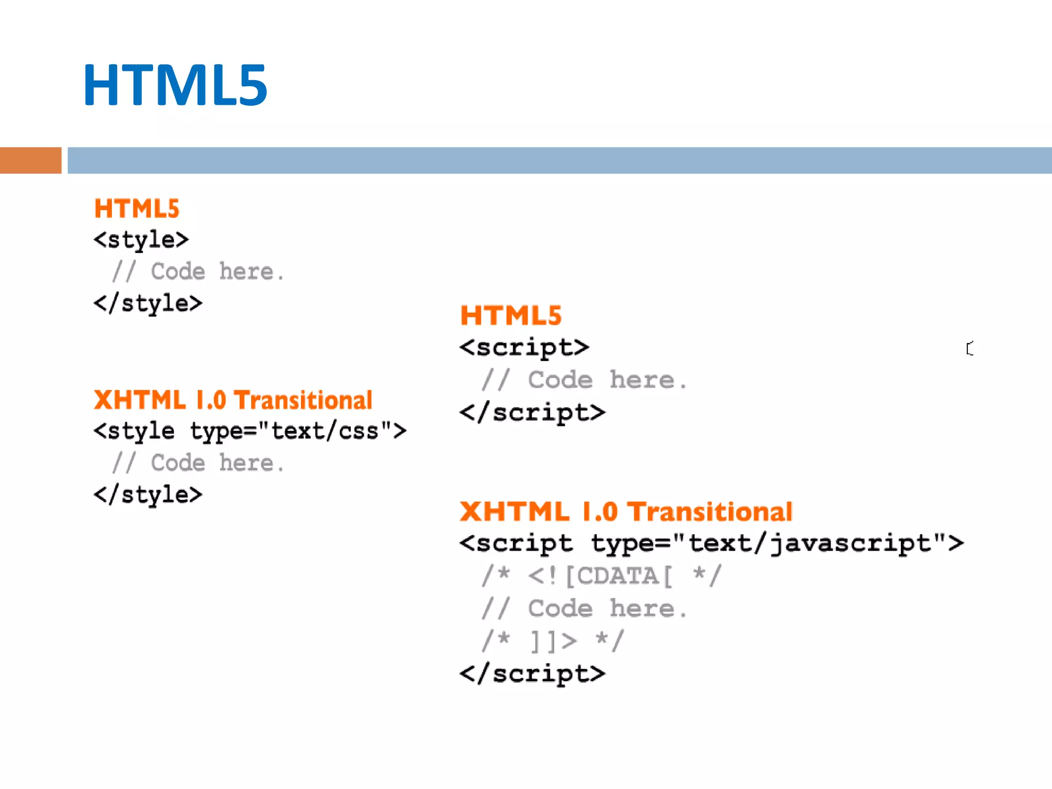 HTML5
 