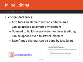 Introduction to html 5 | PDF