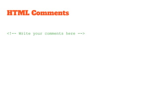 Introduction to html5 and css3 | PPTX