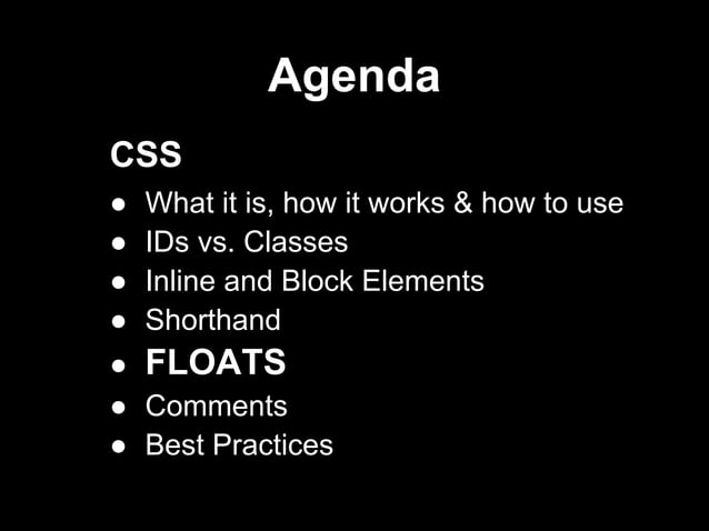 Introduction to HTML and CSS | PPT