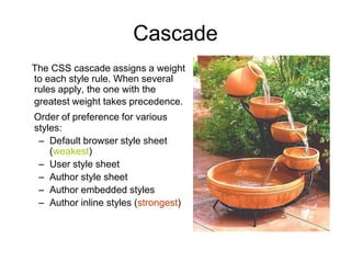 introduction to css cascading style sheets | PPT