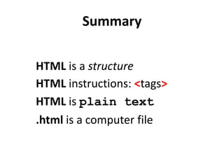Introduction to basic HTML [Librarian edition] | PPTX