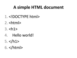 Introduction to basic HTML [Librarian edition] | PPTX