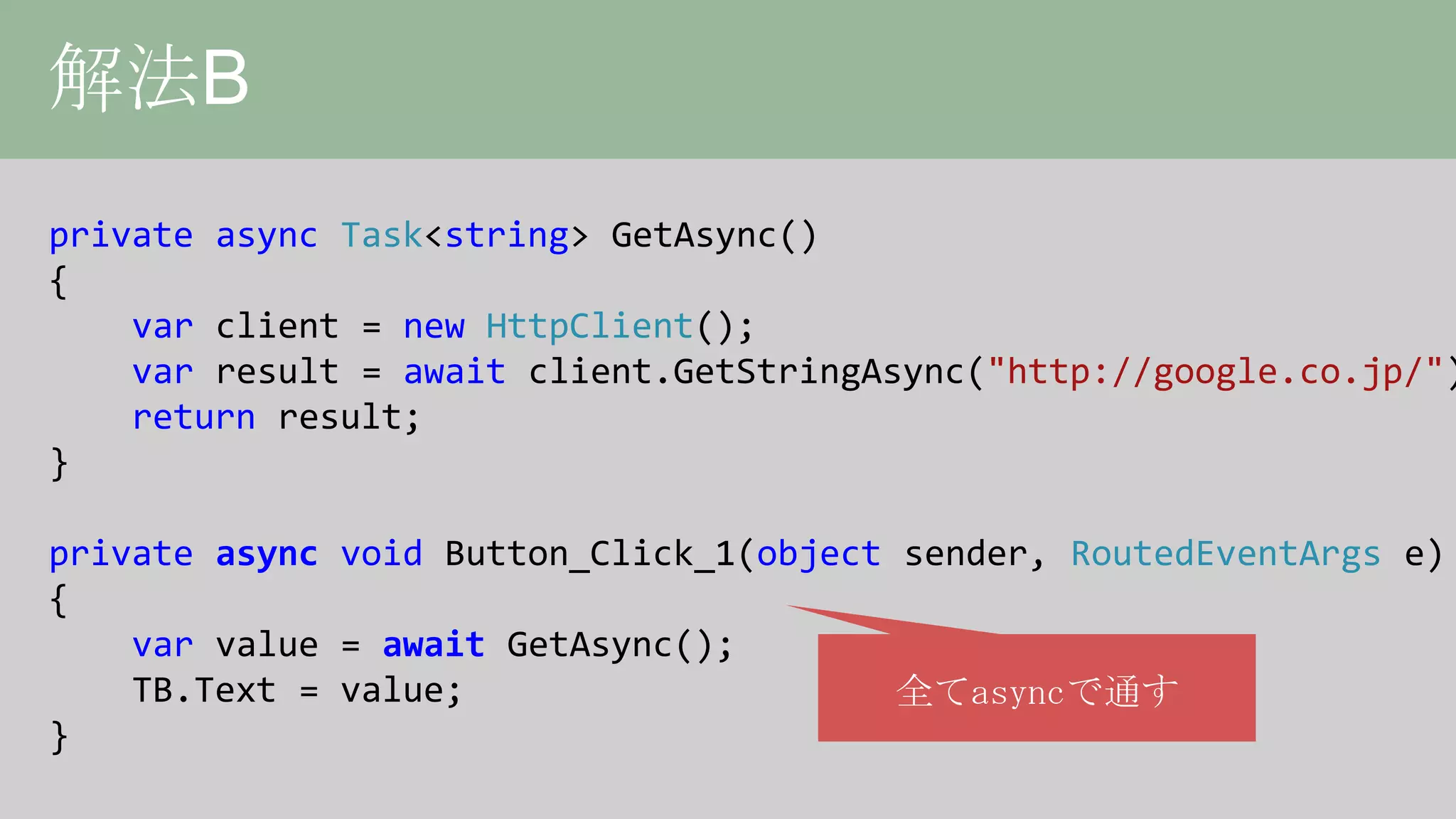 HttpClient詳解、或いは非同期の落とし穴について