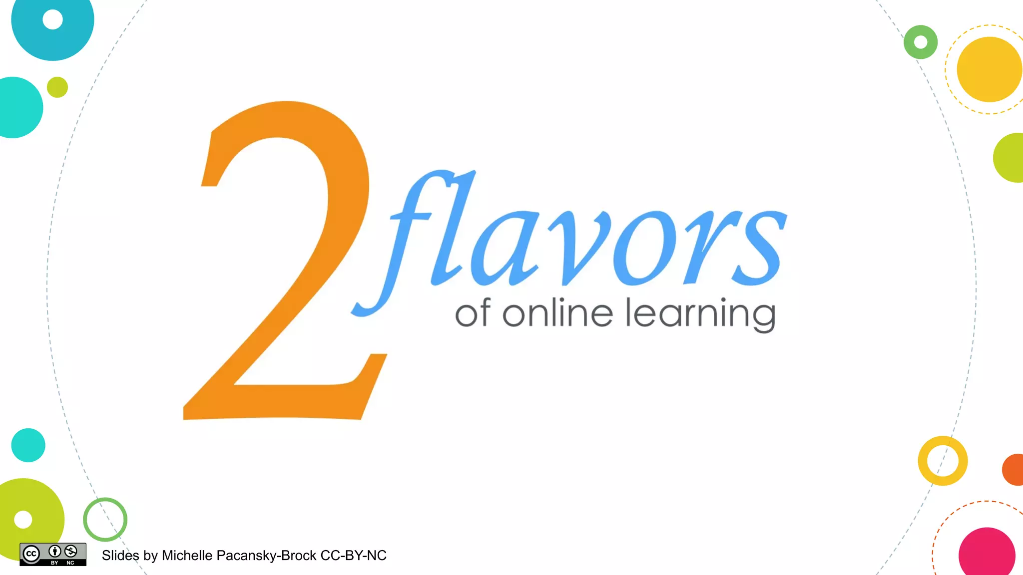 Slides by Michelle Pacansky-Brock CC-BY-NC
 