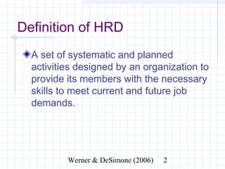 hrd definition