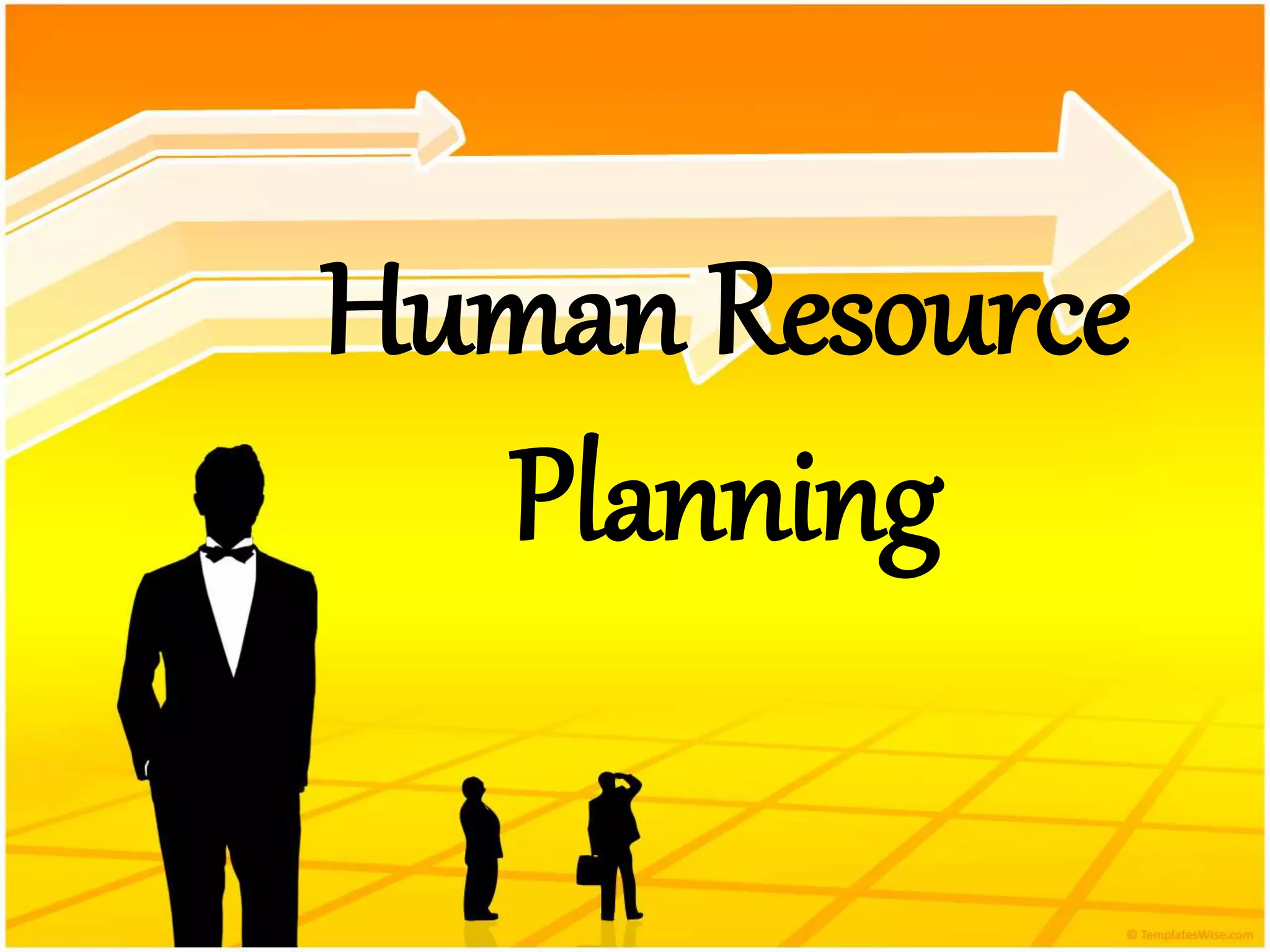 Human Resource
Planning
 
