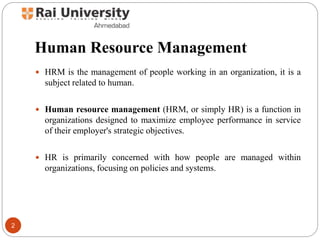 history of hrm ppt