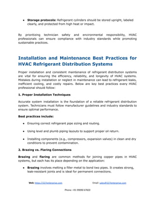 Introduction to HVAC Refrigerant Distribution Systems | PDF