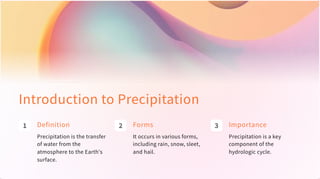 Introduction to Hydrology Hydrologic cycle | PDF