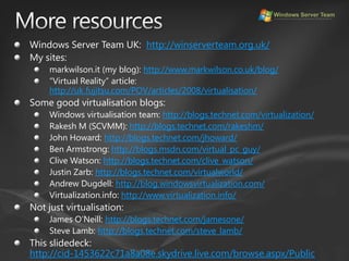 Take advantage and extend existing storage infrastructure