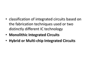 Introduction to ic | PDF