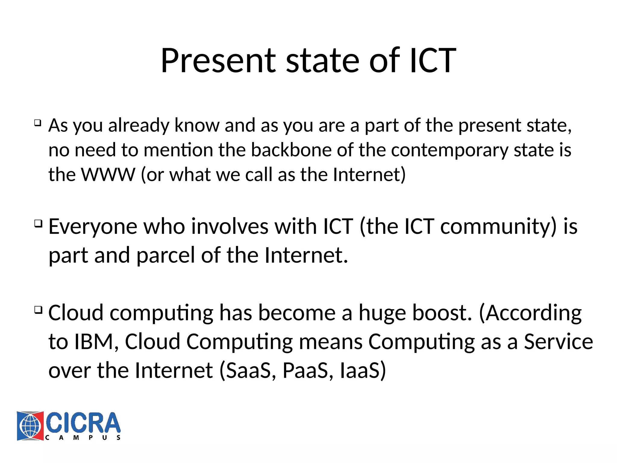 Introduction to ICT | PPT