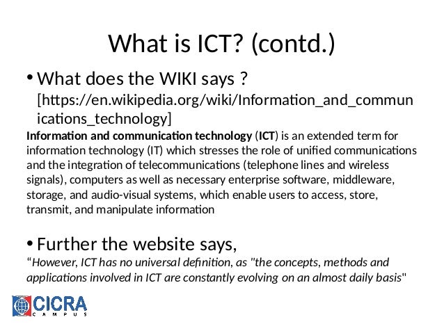 What is ICT? Introducing meanings, technical explanations, and examples!