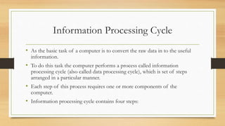 Introduction to ICT lab 01.pptx | Data Storage and Warehousing | Computing