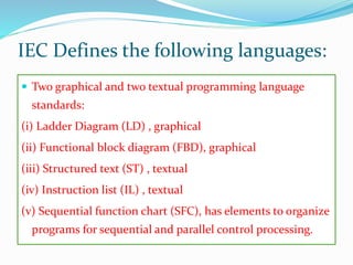Introduction to iec 61131 3 | PPTX
