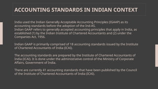 Comprehensive Introduction to IFRS and Indian Accounting Standards | PPTX
